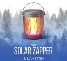 NEW Skeeter Hawk Solar Zapper and Lantern w/Flickering Flame # SKE-ZAP-1007 Nebo