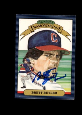 Brett Butler 1986 Donruss Diamond Kings authentic autographed card | eBay
