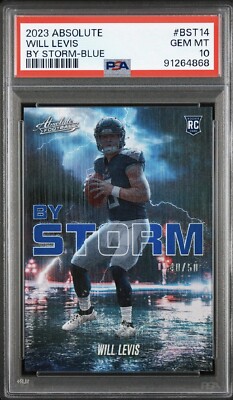 2023 Panini Absolute - By Storm #BST-14 Will Levis (RC) #40/50 PSA 10!!! 