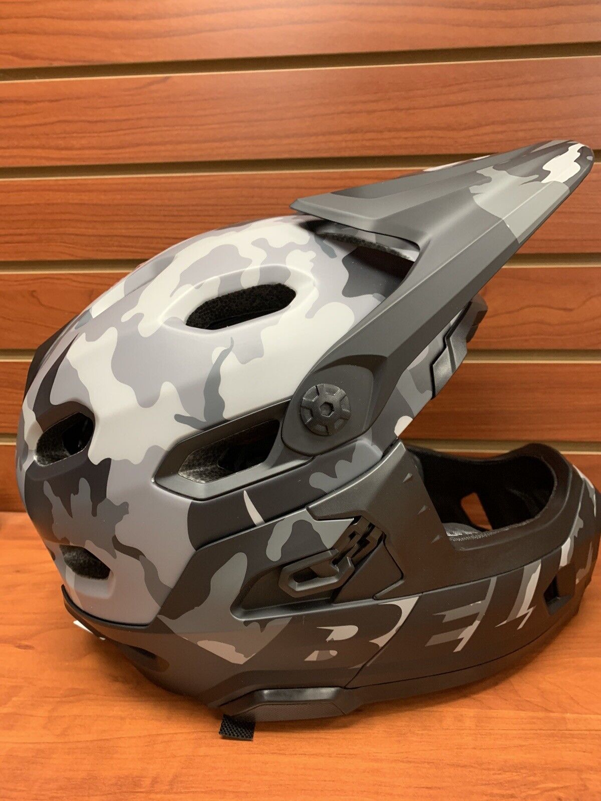 BELL Super DH MIPS Adult Mountain Bike Helmet - Matte/Gloss Black Camo  (2022), L
