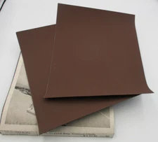 50 Pc 3M 001K Crystal Bay Crocus Cloth 9x11 in  Coated Abrasive Sheets 1000 grit