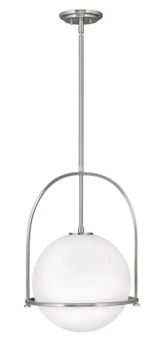 Hinkley Somerset 15 1/2" Wide Brushed Nickel Pendant Light - Picture 3 of 10