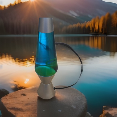 #ad Lava Lite Light Lamp BLUE GREEN Lava SILVERBase amp; Cord $80.99