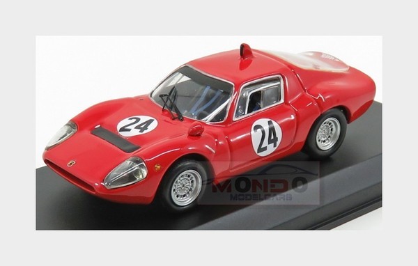 1:43 Best Fiat Abarth Ot1300 #24 Winner Trento Bondone 1968 Federhofer BE9774 Mo-image