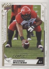 2020 Upper Deck CFL Gold 25/50 Ucambre Williams #41 2j2