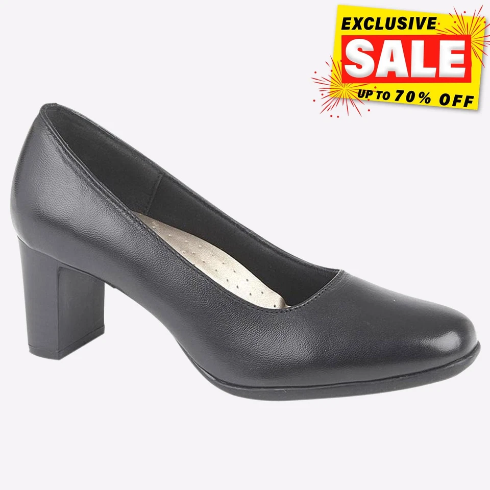 Mod Comfys Abbey Womens MEMORY FOAM Dress Fashion Formal High Heels Black