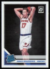2019-20 Donruss Optic #173 Ignas Brazdeikis Rookie New York Knicks RC Card