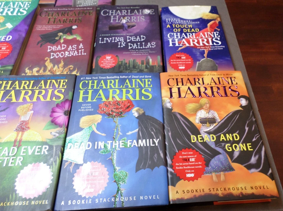 19 Entire Sookie Stackhouse Series Books True Blood Charlaine Harris HC /1st - Image 2 of 4