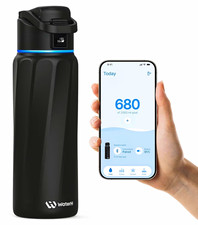 Smart Water Bottle with App Connectivity to Track and Remind Water Drinking