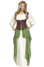 Brand New Serving Wench Renaissance Faire Adult Costume