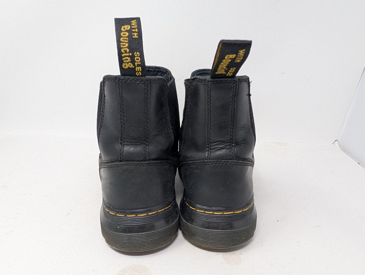 Dr Martens Embury Boots Mens Size 9 Black Chelsea Leather 