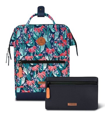 CABAIA Adventurer All Over Backpack M Rucksack Edea dunkelblau rot