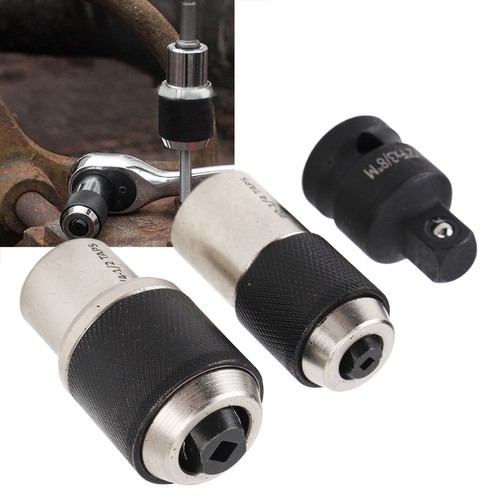 3Pcs Tap Socket Set 3/8 Drive With 6-1/4in 1/4-1/2in Adjustable Jaws Extractor✈ - Picture 16 of 24