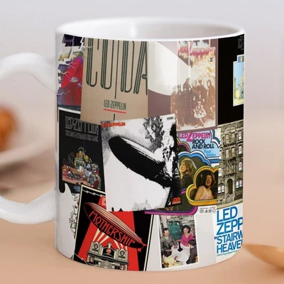 Tazza/regalo album e copertine dischi Led Zeppelin. Design originale.