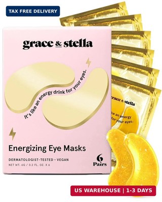 grace & stella Award Winning Under Eye Mask - Teen Gifts, Gel Eye Patches for Da