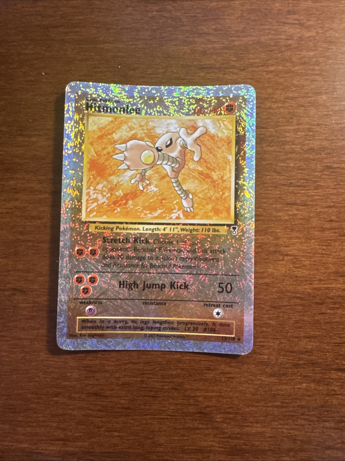 Hitmonlee Legendary Collection Reverse Holo Rare 13/110 LP