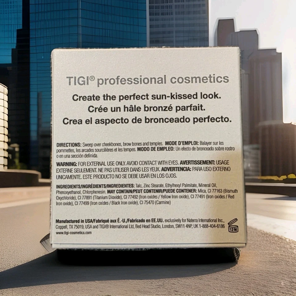 TIGI Bronzer Gorgeous Cosmetics Beauty Glossy Sun-Kissed New In Box - Image 2 of 4