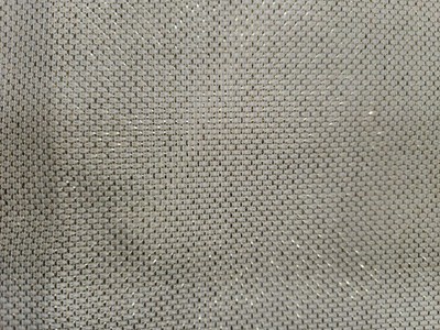 Zweigart Huge 63 X 60 Antique White/Gold 14 Count Aida Cloth Small Factory Flaw