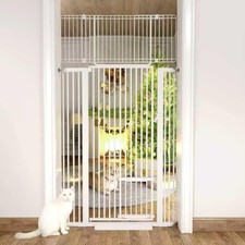 71" Extra Tall Cat Gate 29.5-40.6 Wide Pet gate for Doorway Pet Gate with Cat...