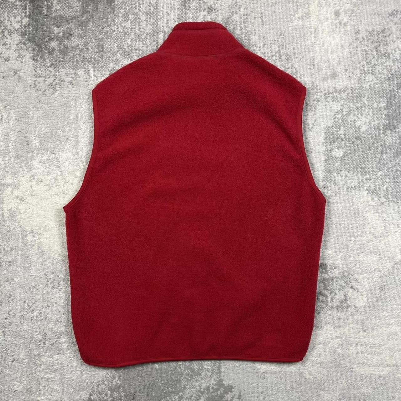 Vintage 90s Patagonia Synchilla Bodywarmer Fleece Vest XL Mens Red Outdoors image 6