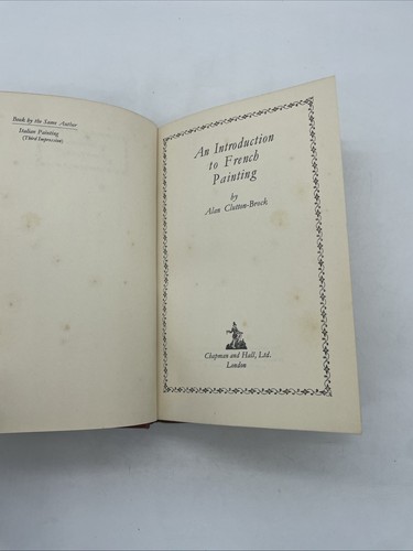 An Introduction To French Painting Clutton-Brock, Alan. - 1932 First Edition Hb - Imagen 13 de 20
