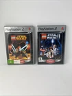 LEGO Star Wars the Video Game & Star Wars 2 - Sony PlayStation 2 - PS2 - Bundle
