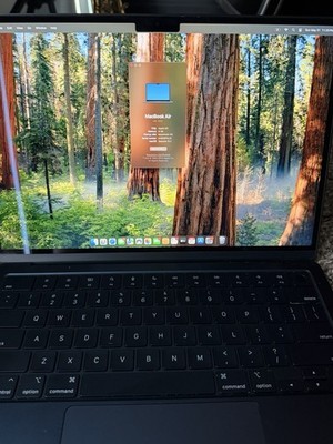 Apple MacBook Air 13'' M2 8GB RAM 256GB SSD Black Laptop (2022)