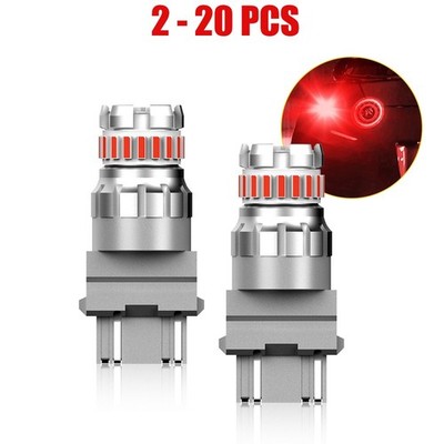 2-20 AUXITO LED 3157 3156 Canbus Red Brake Stop Light Bulb Turn Signal Lamp 2F23