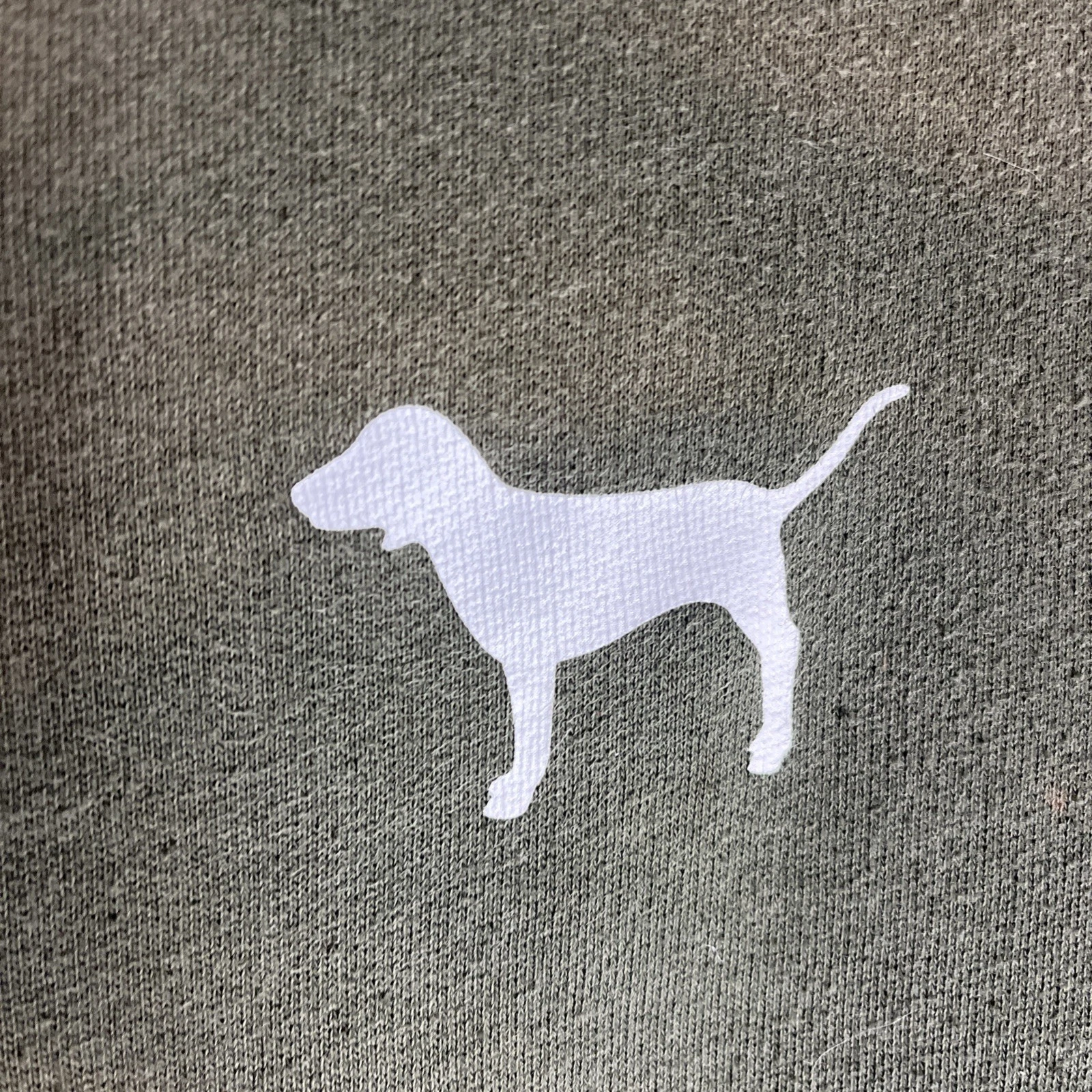 UNDERCOVER Felpa donna rosa Victoria Secret verde con cappuccio e zip taglia media