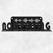 Now Playing Vinyl Record Holder, Black Wall-Mounted, Metal Display Stand