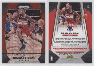 2017-18 Panini Prizm Ruby Wave Prizm Bradley Beal #132