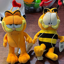 Russell Stover Garfield Mini Plush Cat Set of 2 w/ Tags Valentine  s Day 1998