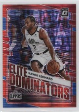 2020 Panini Donruss Optic Elite Dominators Red Pulsar Prizm Kawhi Leonard 07rd