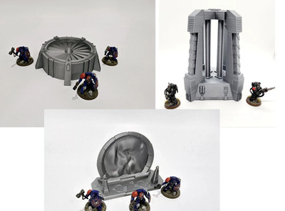 sci fi terrain pack #1 28mm terrain FAST SHIP|Alternate Wargaming Miniature