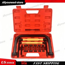 Valve Spring Compressor Set 12pcs Clamp Removal Tool With...