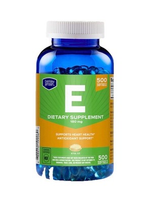 Ultra Strength Vitamin E 180mg Antioxidant & Heart Support 500ct Softgels 