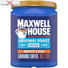 Original Roast Ground Coffee, 38.2 oz Canister Fast delivery