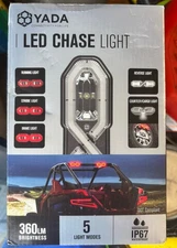 YADA 7 INCH LED CHASE LIGHT 360 Lumens IP67 LM533858-5 Modes DOT Compliant