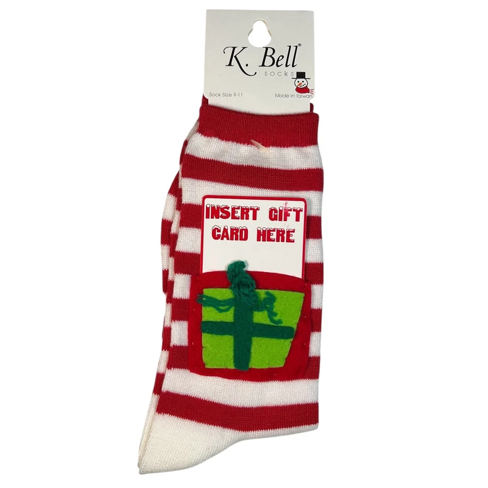 K BELL Calcetines Navidad Crew Lote de 11 Pares Medias Stuffer Portatarjetas Regalo Foto 2 de 4