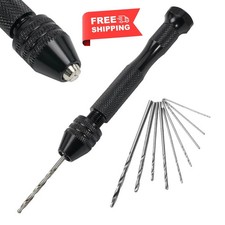 0.3-3.2mm Small Hand Drill With Drill Bits For Model Hobby DIY Woodworking