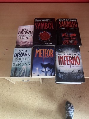Dan Brown 6er Bücherpaket Taschenbuch Deception Point Inferno Sakrileg Lübbe