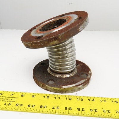 2-1/2'' Cast Iron 4 Bolt Flange Mount Flexible Stainless Bellow Expansion Joint