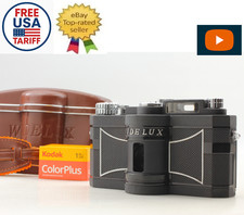  MINT with Case Panon Widelux F6B F6 B 35mm Panoramic Film Camera from JAPAN