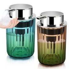 Foaming Hand Soap Dispenser 350ml 11oz Refillable Blue brown