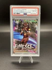 2024 Topps Chrome Jayden Daniels Finesse Lazer Refractor PSA 8