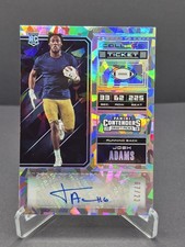 2018 Contenders Draft Picks - College Ticket Cracked Ice Josh Adams 7/23 (AU RC)