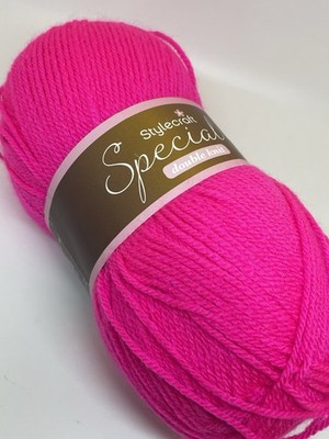 Lot 5 Skeins Color # 1257 Stylecraft Special DK Yarn ~100g Ea. Preowned READ