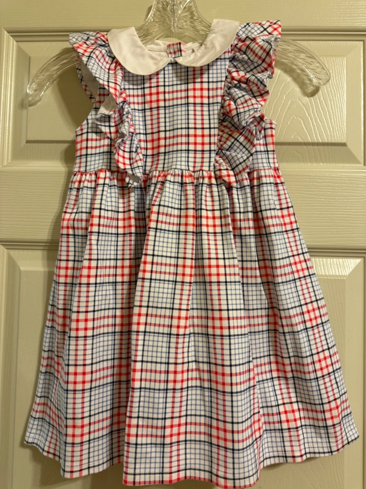 Janie and Jack Ready to Wear Plaid Dress EUC Girls Size 5
