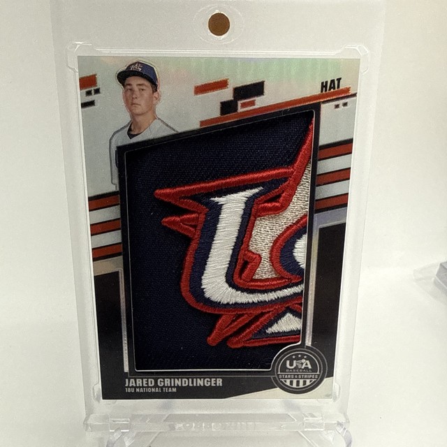Jared Grindlinger 1/1 Rookie Card USA HAT PATCH 2026 Panini Stars & Stripes