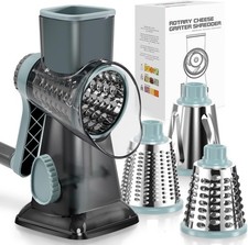 Cheese Grater Vegetable Cheese Shredder Slicer Grater for Kitchen 3 Changeable
